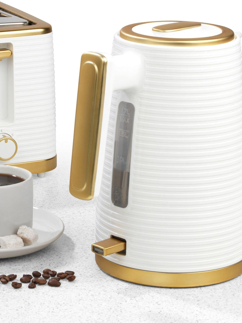 Salter White Palermo Texture Kettle 1.7L (British brand)