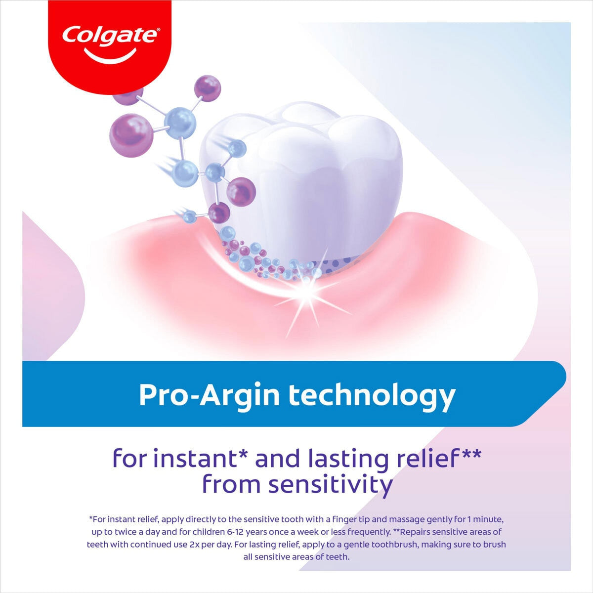 Colgate Sensitive Instant Relief Toothpaste, 6 x 75ml - McGrocer