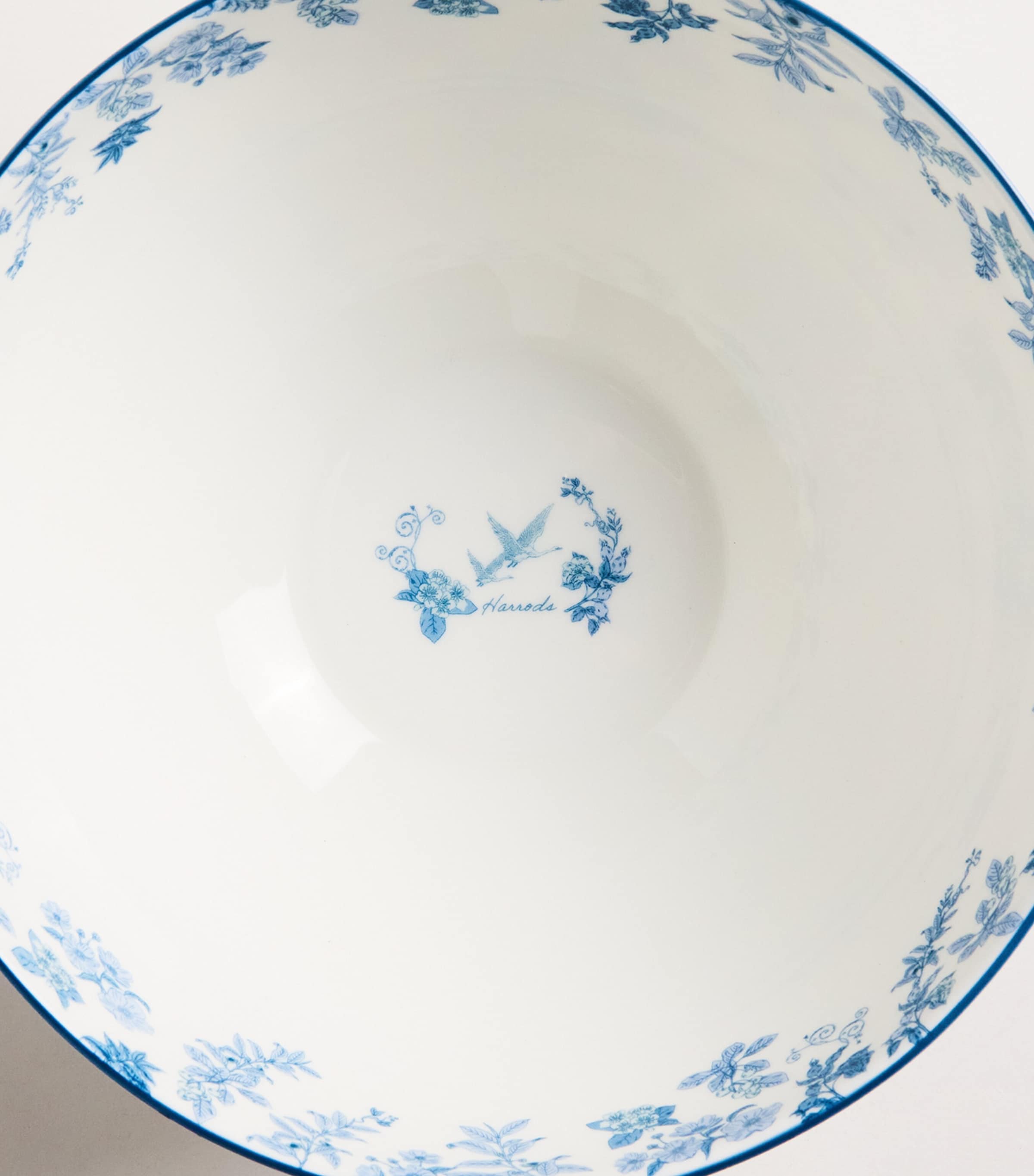 Harrods Fine Bone China Toile Bowl (22.5cm)