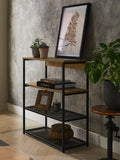 Dark Bronx 4 tier shoe storage console - British product