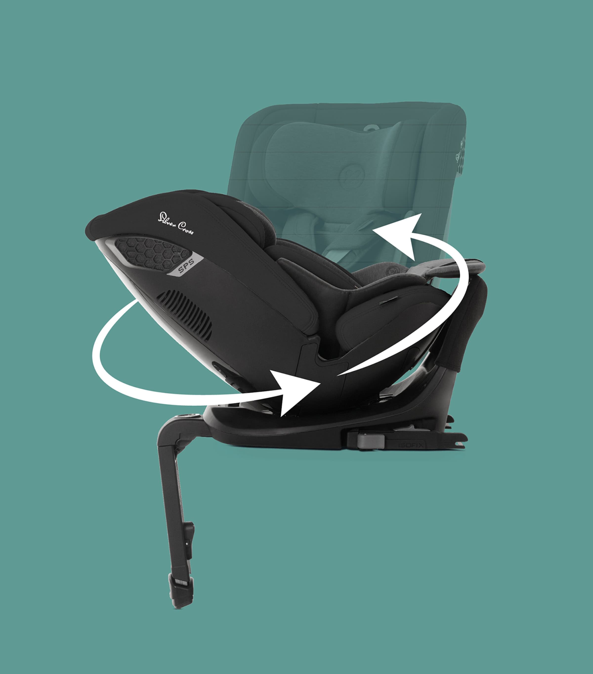 Silver Cross Motion All Size 360° 2 car seat (British brand)