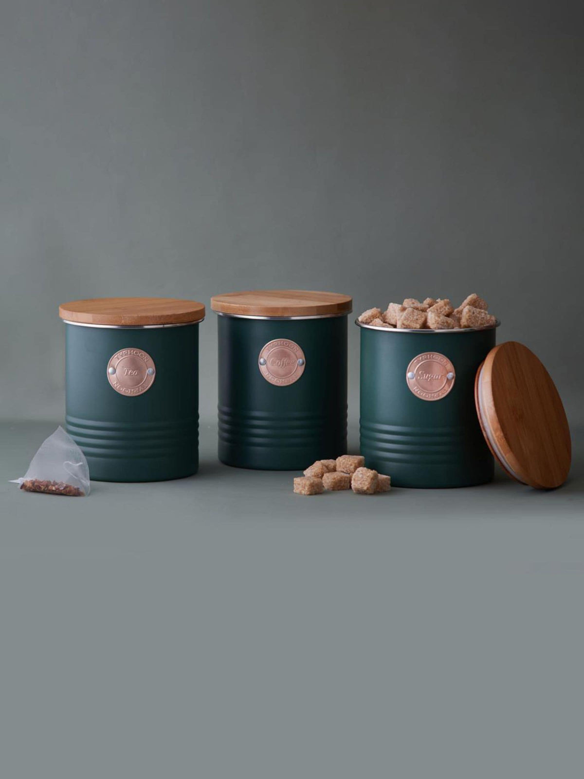 Typhoon Green Living Tea, Coffee & Sugar Storage