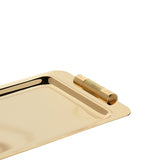 ZODIAC Cylinder Gold-Plated Tray