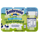 Ambrosia Custard Mini Pots 30% Reduced Sugar   6 x 55g - McGrocer