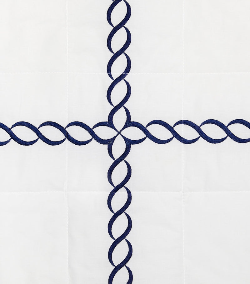 Pratesi Treccia super king bedspread 290x260cm, imported from the UK