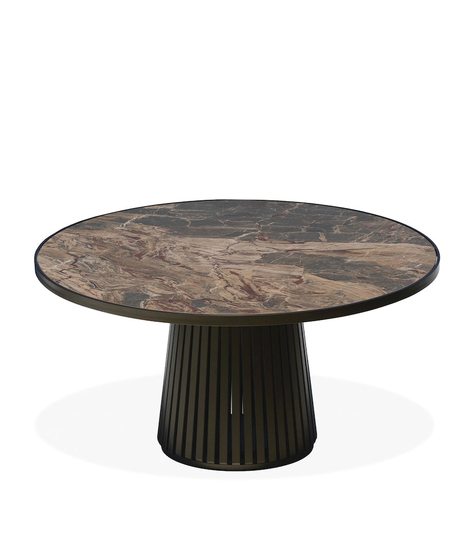 Indian Ocean Round Sierra 6-Seater outdoor table, UK version