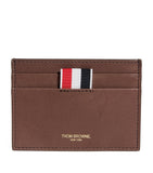 Leather Bifold Wallet with Suede Panels and Gold-Tone Hardware