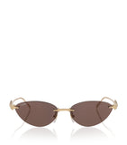 Cartier cat-eye sunglasses with gold-tone metal frames - British product