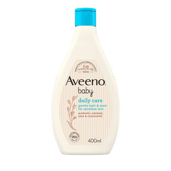 Aveeno Baby Daily Care Gentle Bath & Wash 400ml - British product