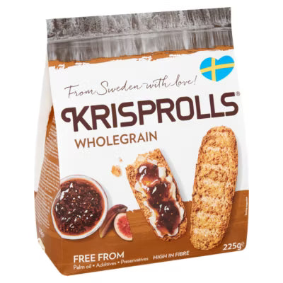 Pågen Wholegrain Toasts Crispbread 225g imported from Sweden