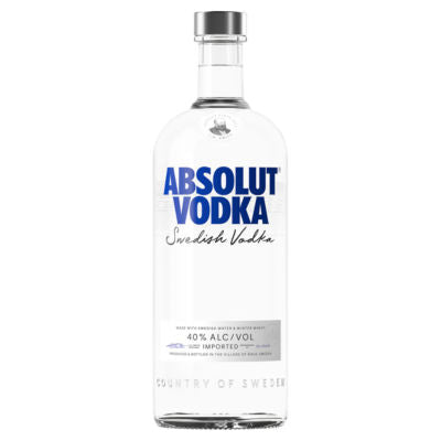 Absolut Original Swedish Vodka 1L - British product