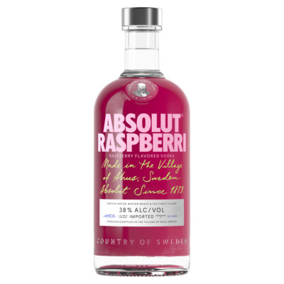 Absolut Raspberri Vodka 70cl - British product