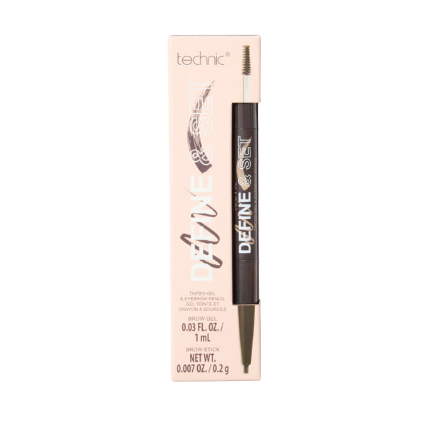 Technic eyebrow pencil and gel Dark Brown (British brand)