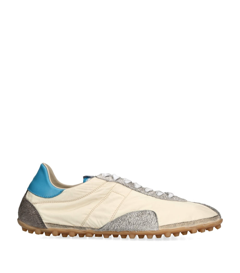 Maison Margiela vintage athletic sneakers with leather and suede, imported from the UK