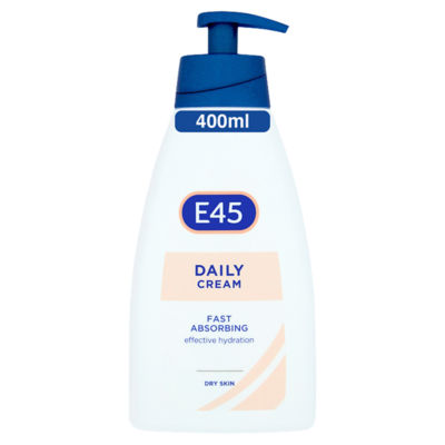 E45 Daily Cream Fast Absorbing 400ml - British product