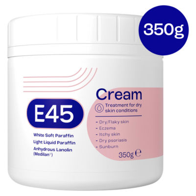 E45 Emollient Cream for Dry Skin and Eczema 350g