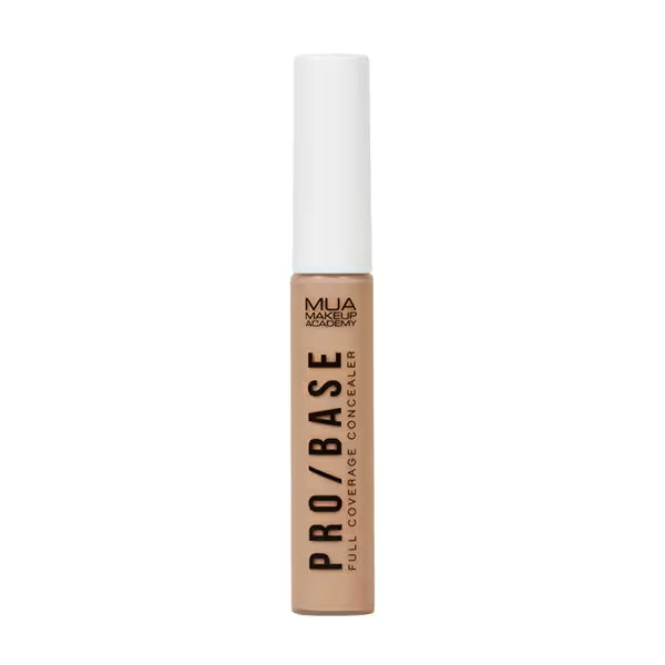 MUA Pro Base full coverage concealer 154, imported from the UK