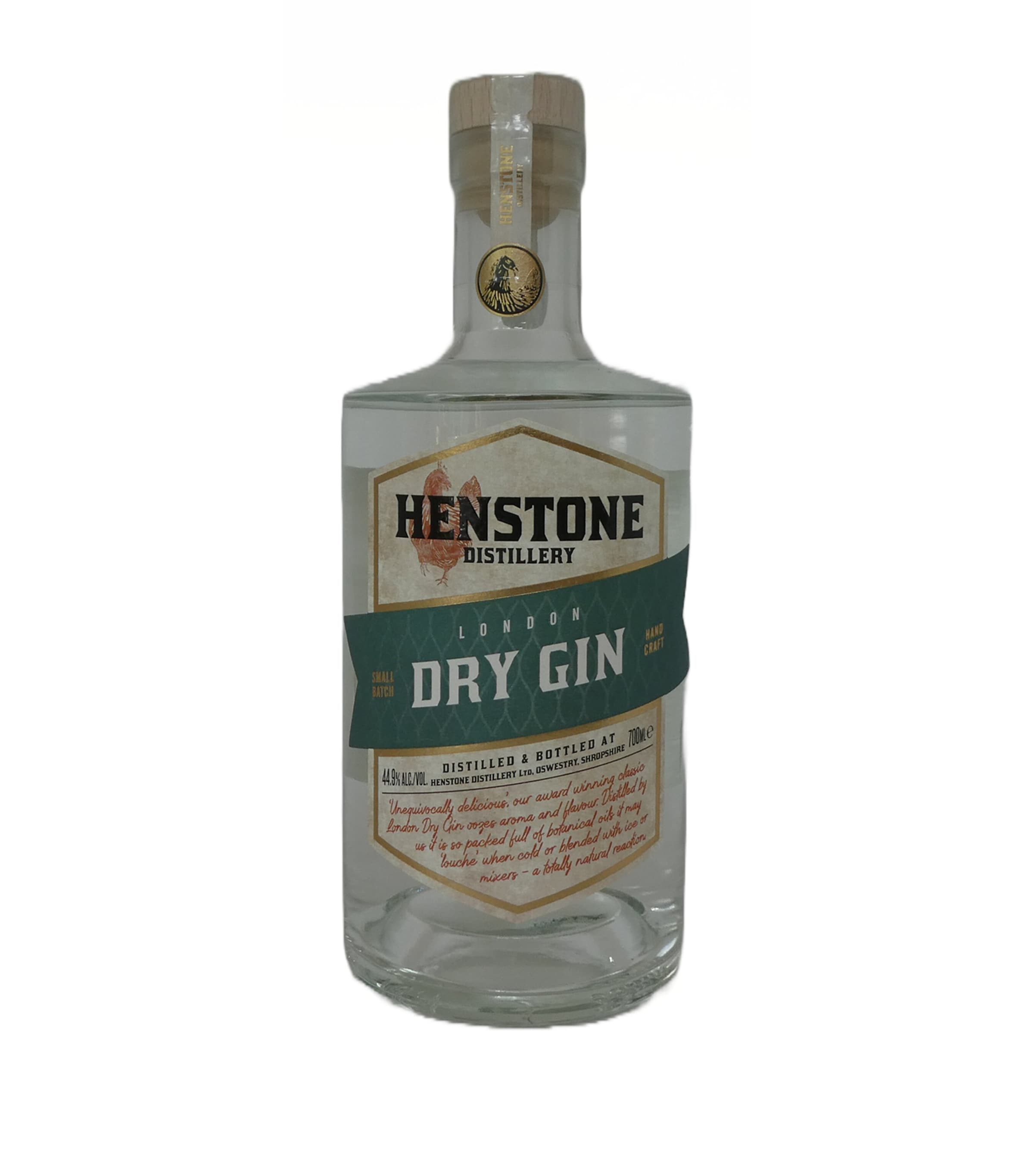 HENSTONE London Dry Gin (70cl)