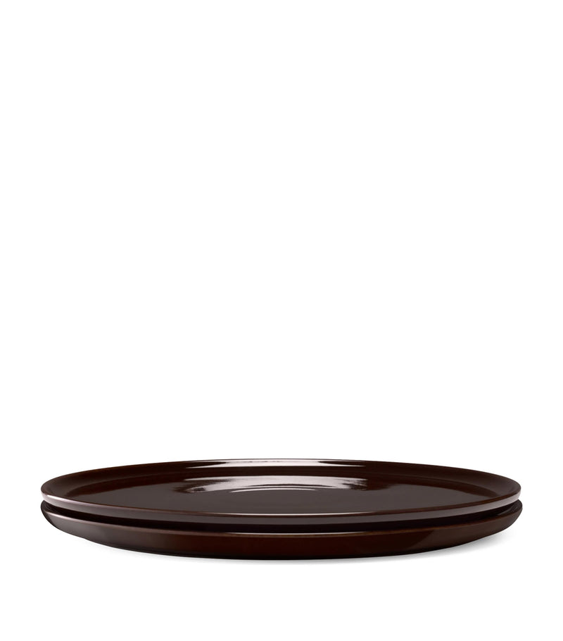 LSA International Set of 2 Porcelain Collective Dinner Plates (26cm)