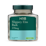 Holland & Barrett Slippery Elm Bark 370mg 90 Capsules - 998482