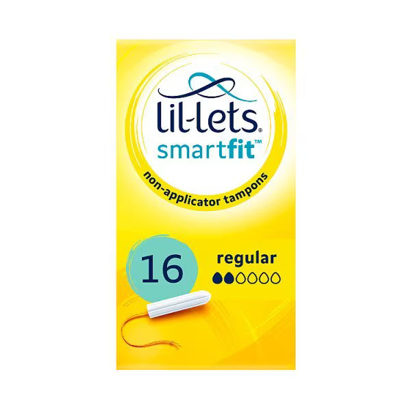 Lil-Lets Non-Applicator Regular Tampons 16 pack, UK version