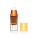 UOMA Beauty Say What?! Weightless Soft Matte Hydrating Foundation 30ml GOODS Boots Brown Sugar T2C  