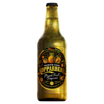 Kopparberg mixed fruit tropical apple cider 500ml, UK version