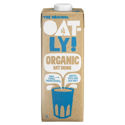 Oatly Original Organic Oat Drink 1L, imported from the UK