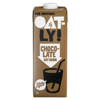 Oatly chocolate oat drink 1L, imported from the UK