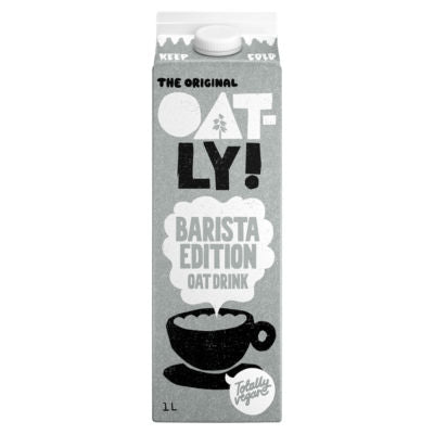 Oatly Barista Edition Original Oat Drink 1L, imported from the UK