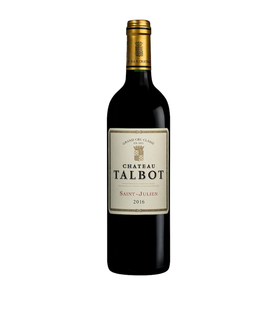 Château Talbot red wine 2016 Saint Julien 75cl - British product