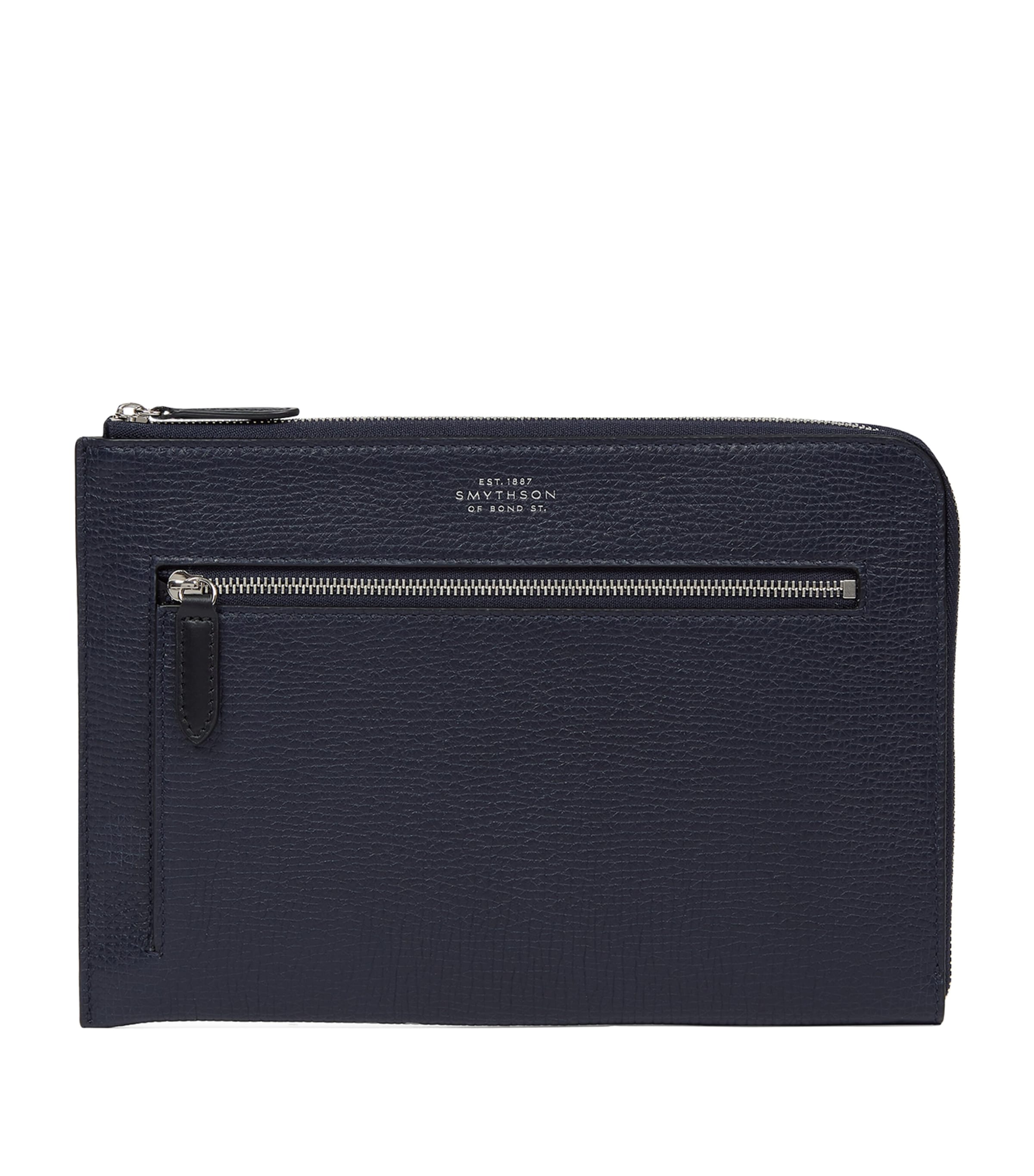 Smythson leather organiser pouch (British brand)
