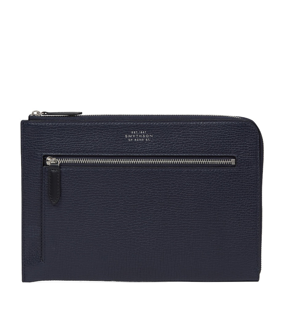 Smythson leather organiser pouch (British brand)