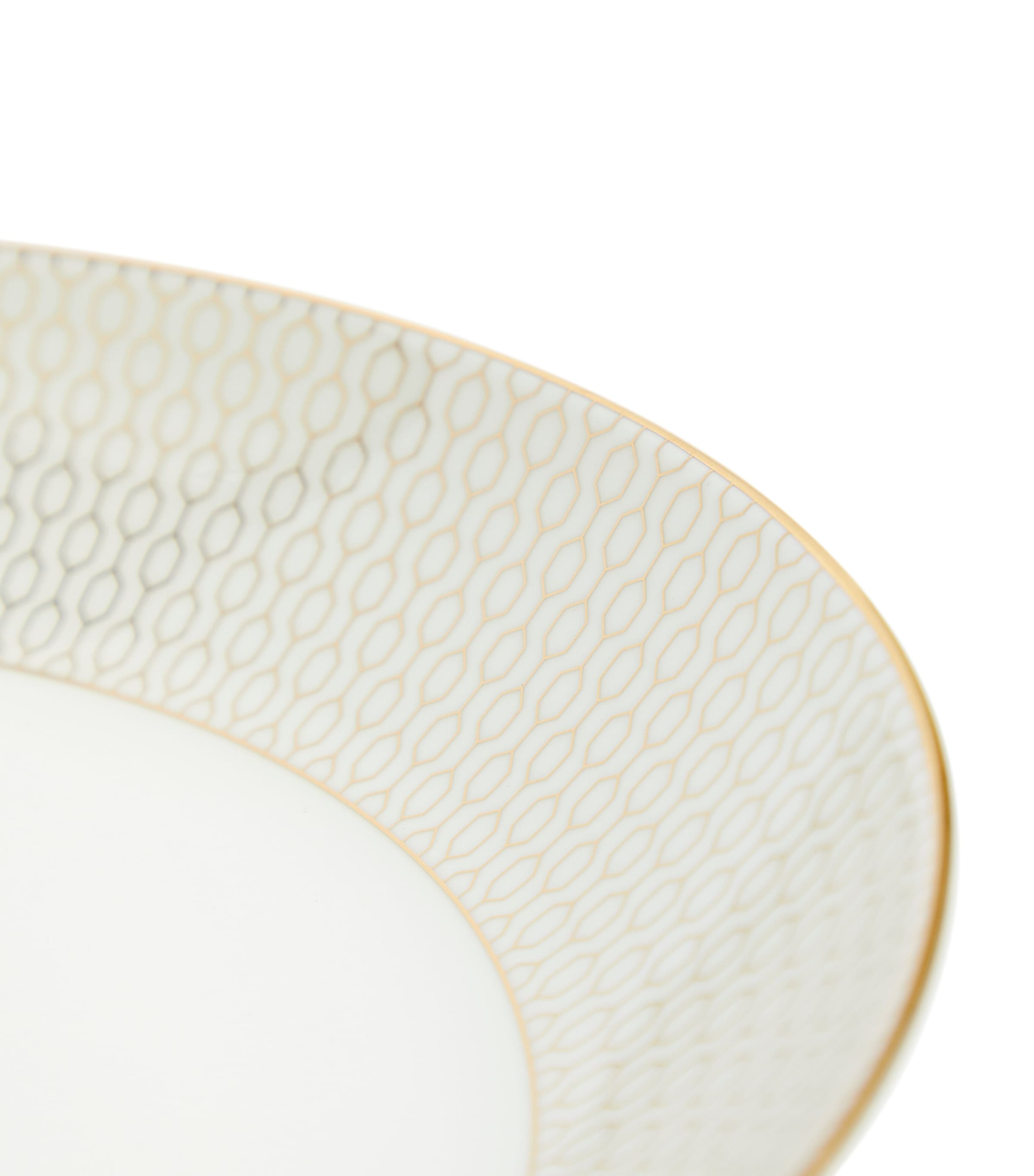 Wedgwood Gold-Trim Gio deep plate 22cm (British brand)