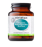 Viridian Organic Ashwagandha Extract Supplement (60 Capsules)