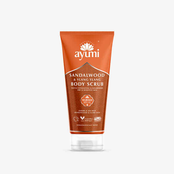 Ayumi exfoliating gentle body scrub 200ml - British product