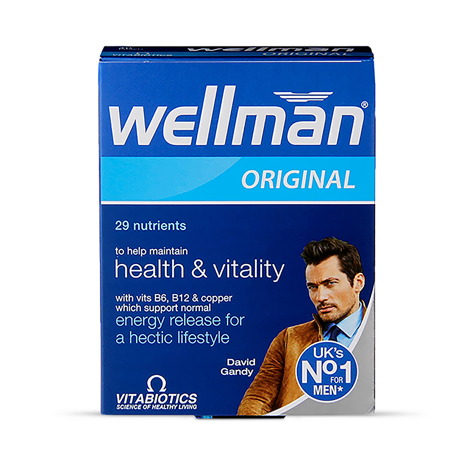Vitabiotics Wellman men's multivitamin 30 tablets (British brand)