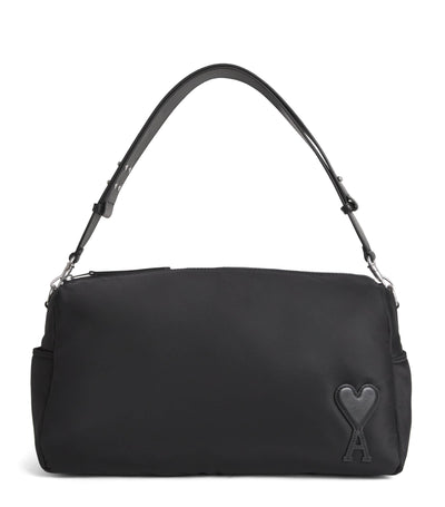 AMI Paris Large Canvas Marcel Weekend Bag