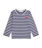 Comme Des Garçons children's T-shirt with heart logo 2-6 years - British product