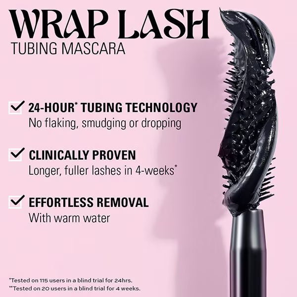 Revolution Wrap Lash Tubing Mascara Brown, imported from the UK