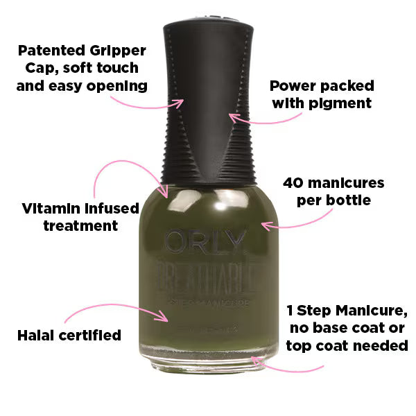 Orly Breathable Nail Polish Out Of The Woods 18ml, imported from the UK
