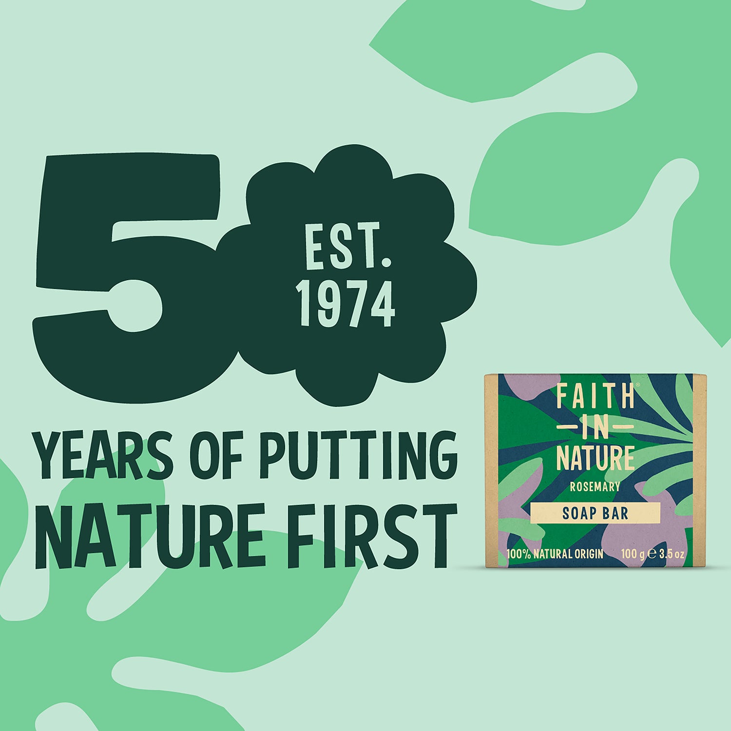 Faith In Nature Soap Bar Rosemary 100g