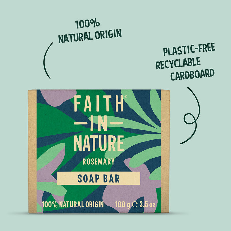 Faith In Nature Soap Bar Rosemary 100g