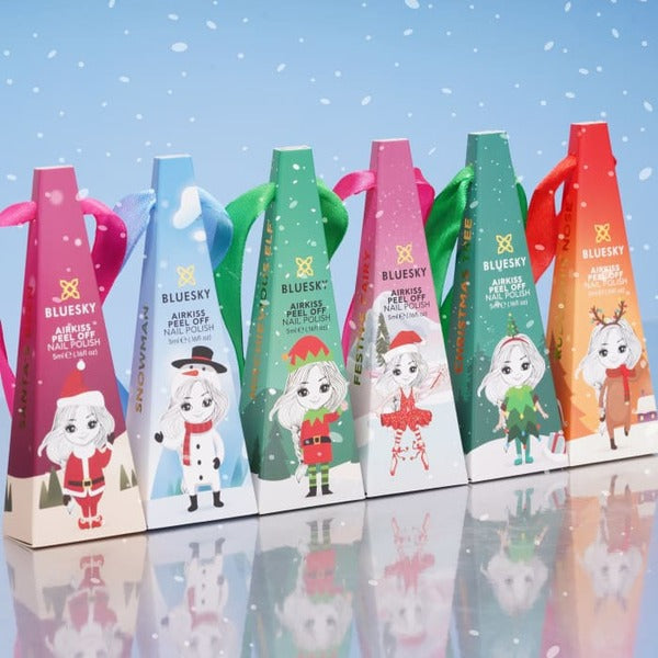 Bluesky Airkiss Bauble Nail Polish Snowman 5ml - British product