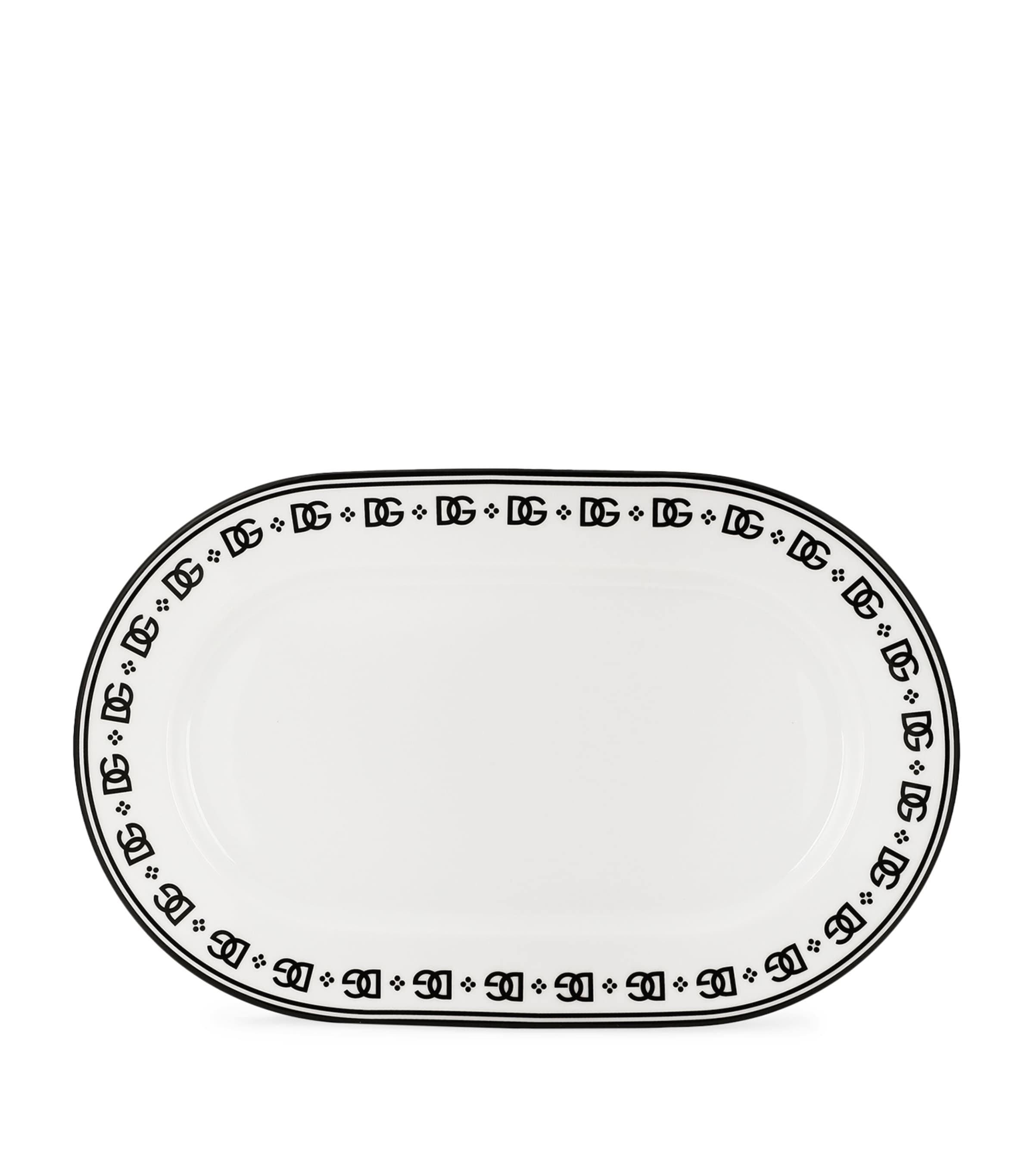 Dolce&Gabbana porcelain serving plate with DG logo 45.5cm - British product