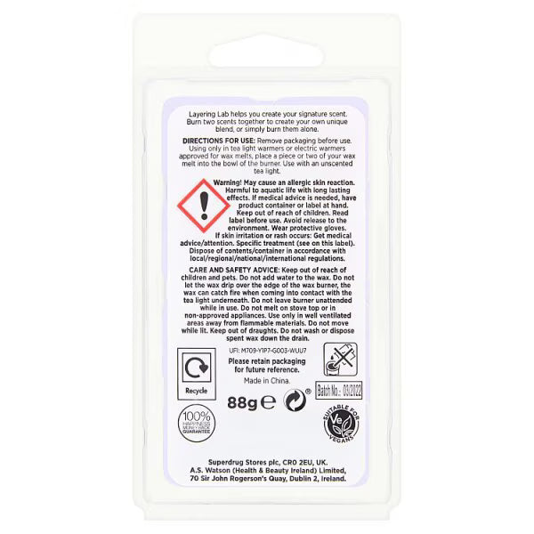 DNR Layering Lab Sorbet Wax Melts 88g - British product
