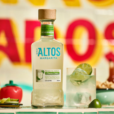 Altos Olmeca premixed margarita cocktail Classic Lime 750ml - British product