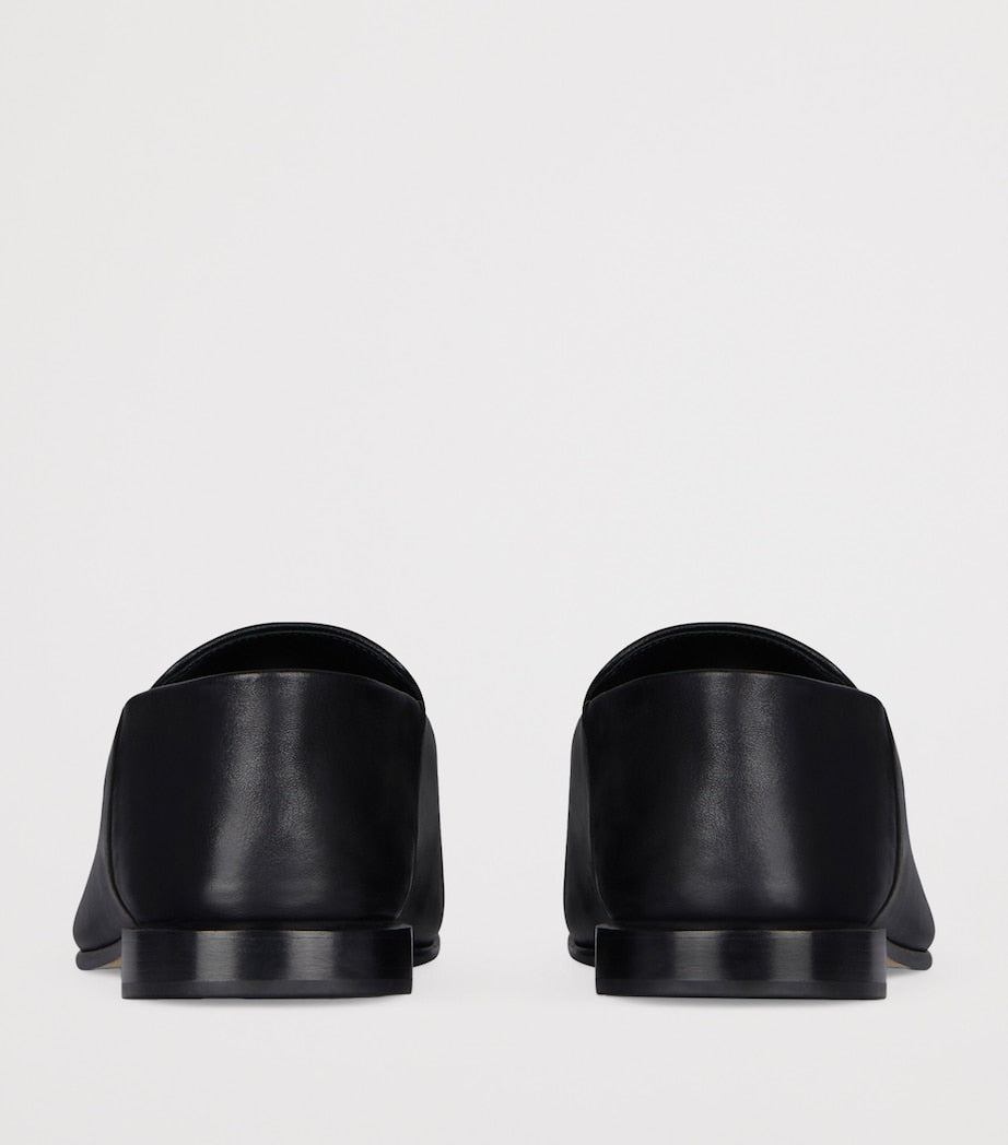 Givenchy lambskin logo loafers, UK version