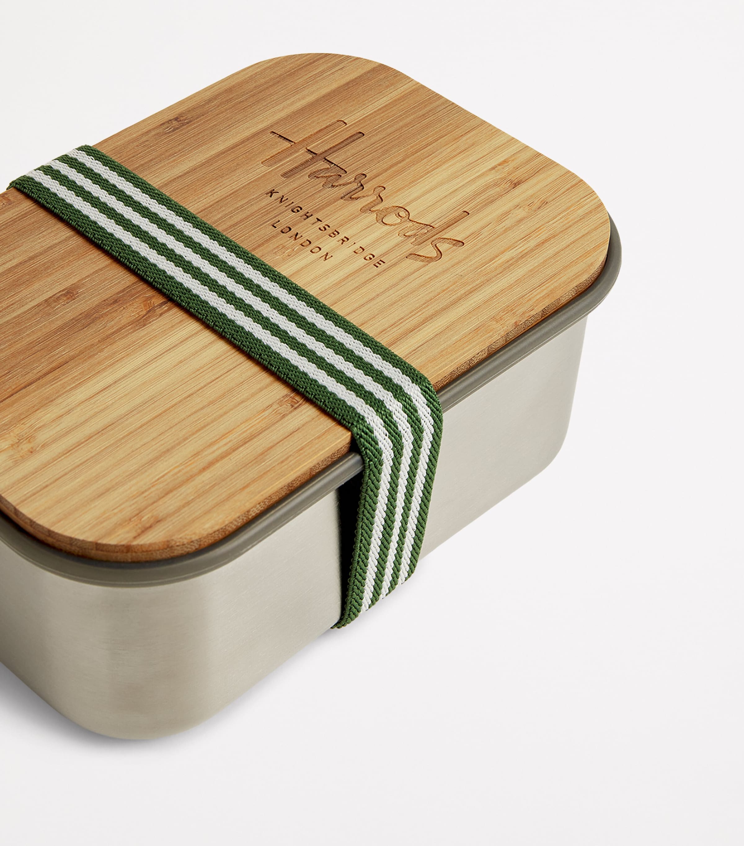 Harrods Bamboo-Lid Lunch Box
