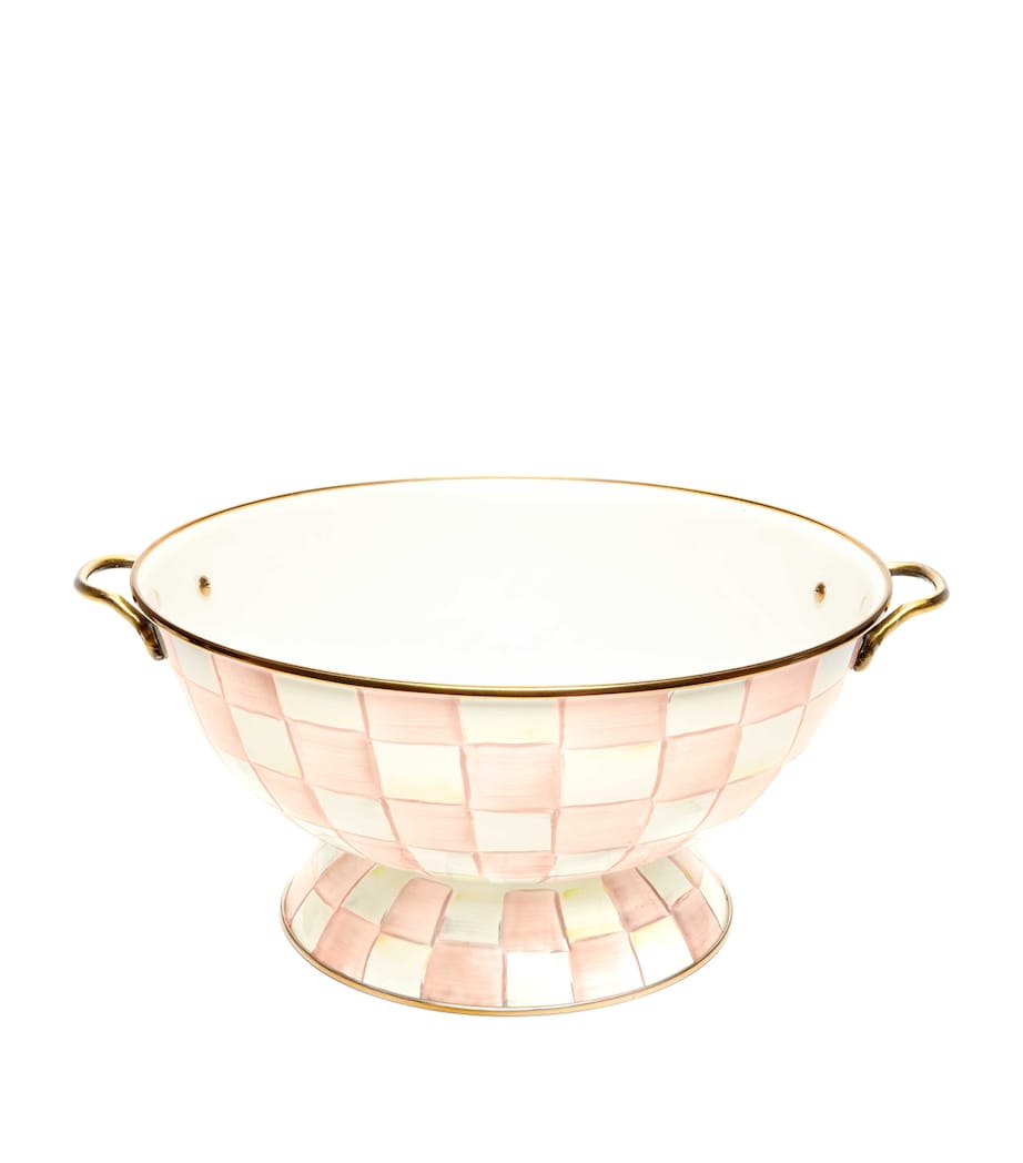 MacKenzie-Childs Rosy Check bowl 6L, imported from the UK